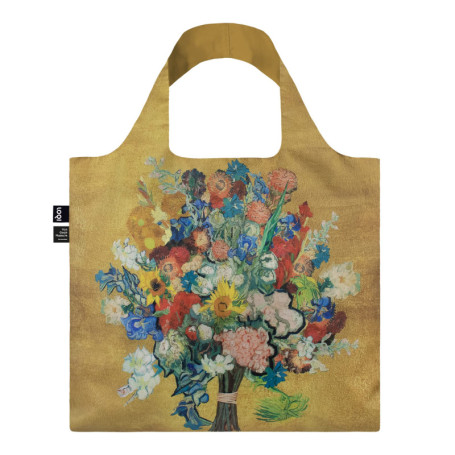 LOQI Sac Van Gogh Bouquet 50e anniversaire Or, multicolore, Contemporain
