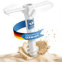 HANSEWERK BeachFix Pied de parasol - Ancre de sable - Ancrage au sol - Vent - Soleil - Chevilles de sol - Chevilles de sol