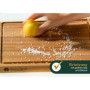 Woolf & Woods Planche à découper en bois extra épaisse - Produit naturel pur en acacia - Durable - Non traité - Planche de cuisi