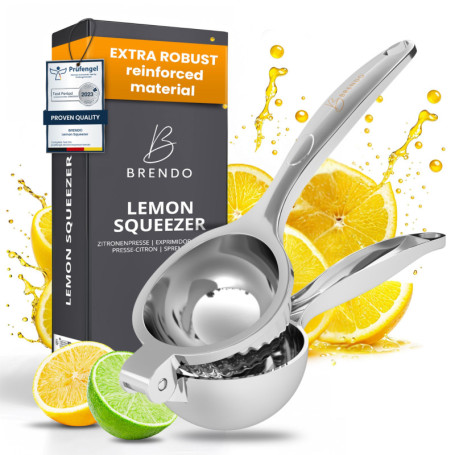 Brendo Presse Agrumes Manuel – Presse Citron taille universelle parfaite pour tous les agrumes I Presse Orange pressage à 100% I
