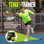 TENIX® Tennis Trainer [avec Power-Grip-System] Entrainement tennis pour enfants & adultes | Jouez dans votre jardin, au parc ou 