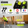 TENIX® Tennis Trainer [avec Power-Grip-System] Entrainement tennis pour enfants & adultes | Jouez dans votre jardin, au parc ou 