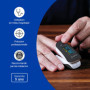 Microlife - Oxymètre de Pouls OXY 500 BT - Connecté Bluetooth, Validé Cliniquement, Saturation en Oxygène (spO2), Alerte risque,