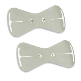 TERAPIO 2x électrodes de remplacement réutilisables sans latex de qualité supérieure compatibles avec le Smart TENS sans fil
