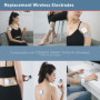 TERAPIO 2x électrodes de remplacement réutilisables sans latex de qualité supérieure compatibles avec le Smart TENS sans fil