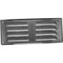 Vent Systems 260 x 105 mm en aluminium, 2 pièces, grilles d'aération avec grille d'insectes. Applications CVC - Chauffage, refro