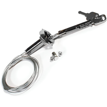 ALIRANTA Déverrouillage d'urgence de garage avec 2 clés - Serrure de déverrouillage d'urgence universelle - Alliage de zinc dura