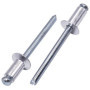 SKIR'CO (600 pièces) Rivets aveugles à tête fraisée en aluminium 4,8 x 10 mm Mandrin en acier Rivets pop