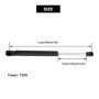 2X vérins à gaz de coffre de hayon 113000013 305mm 130N hayon arrière tige de support de levage de coffre ressort à gaz 120mm co