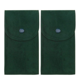 OTOTEC 2pcs Pochettes de Rangement pour Montre avec Pad Flanelle Montre Sac de Rangement Voyage Montre Pochette Organisateur Sac