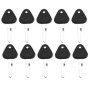 10pcs Clés de contacteur d'allumage 777 Remplacement Compatible avec Volvo Compatible avec Samsung Construction Machines Clés 7x