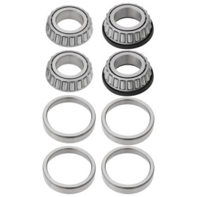 OTOTEC 1 jeu de roulements de remorque L44643 L44610 L44600LA Convient pour les roulements à rouleaux coniques de remorque, 4 ro