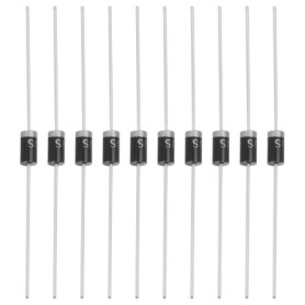 OTOTEC Lot de 50 diodes de redressement SB2100 2 A 100 V DO-15 adaptées aux applications de protection de polarité inverseur bas