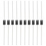 OTOTEC Lot de 50 diodes de redressement SB2100 2 A 100 V DO-15 adaptées aux applications de protection de polarité inverseur bas