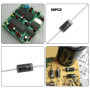 OTOTEC Lot de 50 diodes de redressement SB2100 2 A 100 V DO-15 adaptées aux applications de protection de polarité inverseur bas