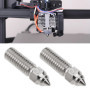 OTOTEC Lot de 2 buses d'imprimante 3D 0,4 mm en cuivre et oxyde de zirconium chromé compatible avec Creality K1 K1 MAX compatibl