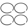 OTOTEC 4 Segments de Piston Diamètre Extérieur 34 Mm X épaisseur 1,2 Mm Compatible avec Stihl Tondeuses