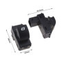 EMSea Interrupteur de Commande Lève-vitre Électrique 6490.HQ 6490.E3 6554.QL 6554.HF Compatible avec Berlingo B9/Partner/Partner