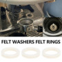 EMSea Lot de 10 Rondelles en Feutre Compatible avec Sage Compatible avec Breville Les Moulins à Café 27 Mm X 20 Mm X 5 Mm Anneau