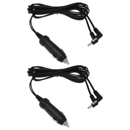 EMSea Lot de 2 Adaptateurs Allume-Cigare Double 12 V Compatible avec Nextbase Lecteur DVD de Voiture Portable Car 9 NB9D-CAR (Lo