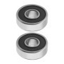 YINETTECH Lot de 2 roulements à billes de rechange 210034-7 607-2RS compatibles avec les roulements à gorge profonde Makita 9557