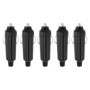 YINETTECH Lot de 5 prises allume-cigare robustes de 20 A 12 V pour câbles jusqu'à 16 AWG de travail -25 à +85 ºC Noir (soudure u