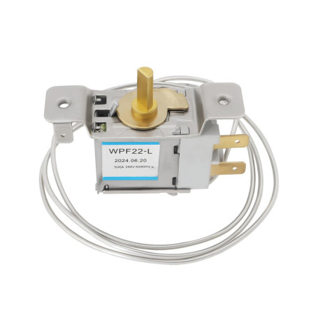 YINETTECH 1x Thermostat de Réfrigérateur Congélateur Contrôleur de Température Froide 220V-250V Bornes à 2 Broches Thermostat de