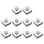 VGOL 10pcs Boutons de Porte-clés à Distance Remplacement Compatible avec Renault Clio Kangoo Megane Modus Twingo Traffic Master 