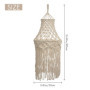 Roundsky Macramé Abat-Jour Suspendu Pendentif Lumière Couverture Moderne Bureau Chambre Salon Pépinière Dortoir Bohème Décor à