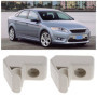 eMagTech Lot de 2 Clips de Fixation pour Pare-Soleil de Voiture compatibles avec Ka Remplace 1570627 - Beige