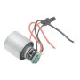 OVNSHVN Mini moteur sans balais DC 7-24 V, 100 000 min, roue à grande vitesse en alliage d'aluminium CNC, ventilateur de canal, 