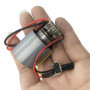 OVNSHVN Mini moteur sans balais DC 7-24 V, 100 000 min, roue à grande vitesse en alliage d'aluminium CNC, ventilateur de canal, 