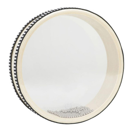 Comphic Tambour à Double Face, Batteur D'Océan, Tambour à Main en Bois avec Son de Mer, Thérapie Sonore de Méditation pour Aider