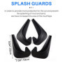 Plmvhpb Bavettes Universelles Bavettes Garde-Boue Bavettes Garde-Boue Garde-Boue Voiture Auto Van Camions SUV Berline Roue Garde