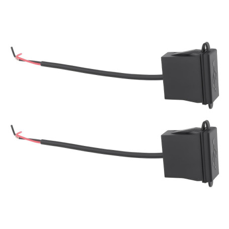 ECSiNG 2 Prises USB pour Chargeur de Voiture avec Cache Anti-poussière 2,4A 12V/24V pour Petit Pont Véhicule Tout-Terrain Campin