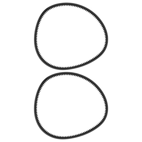 ECSiNG Courroie Trapézoïdale D'entraînement pour Motoneige 63607042111 2 Pièces Compatible avec Viking MB 650-655