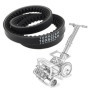 ECSiNG 2 Courroies d'entraînement 637 X 10 Mm Compatible avec Kynast Scarificateur 35-V-401 35-V-402 35-V-403 100000047