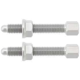 ECSiNG Lot de 2 Boulons Et écrous de Tendeur de Chaîne en Acier Inoxydable M8 X 1,25 Compatibles avec Honda 85 125 150 250 450 R