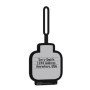 Lego Iconic Girl Face Étiquette de bagage en silicone pour voyage, salle de sport, accessoire