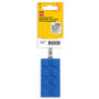 Lego Porte-clés Brick 2 x 4 avec lampe de poche LED – Environ 7,6 cm de grand bloc de construction bleu (KE234HB) – Cadeau pour 