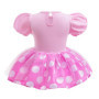 Lito Angels Deguisement Costume Robe Princesse Minnie avec Bandeau pour Bebe Filles Taille 0-3 mois