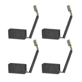 eMagTech 2 Paires Balais de Charbon D73 pour Tondeuse à Gazon 6x9x17.5mm Compatible avec Bosch Rotak 43 34 Ergoflex Tronçonneuse