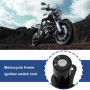 ECSiNG 2 Set Ensemble de Verrouillage de Contacteur d'allumage à 6 Fils pour Moto Serrure de Contacteur d'allumage de Sécurité d