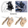 LT Easiyl 2 Paires Plaquettes de Frein Frittées pour Vélo Plaquettes de Frein à Disque Compatible avec Shimano Saint BR-M810 M82