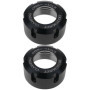 LT Easiyl Lot de 2 écrous de serrage ER32 M40 x 1,5 de diamètre 49,5 mm d'ouverture de 27 mm pour mandrin de fraisage CNC, porte