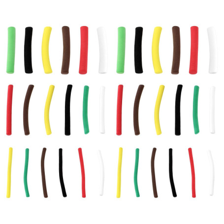 LT Easiyl Lot de 36 Poteaux de Parachute Cylindriques en Mousse de 5 Cm pour Montage de Mouches Sèches