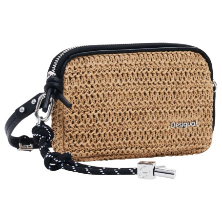 Desigual Julia Raffia Crossbody Bag Natural
