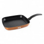 Poêle à Grilller Quttin Foodie Cuivre (28 x 28 cm) 32,99 €