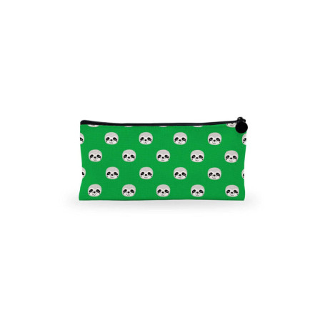 Bonamaison Imprimé Numériquement Pochette à Crayon en Toile avec Fermeture à Glissière, Trousse, Boîtier Crayon, Sac à Stylo pou