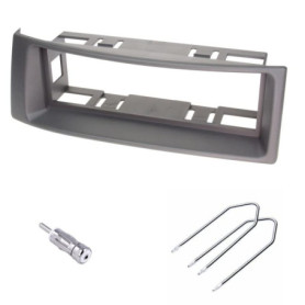 Sound-way - Kit de Montage Autoradio, Façade Cadre de Radio 1 DIN, Adaptateur Compatible avec Renault Megane Scenic